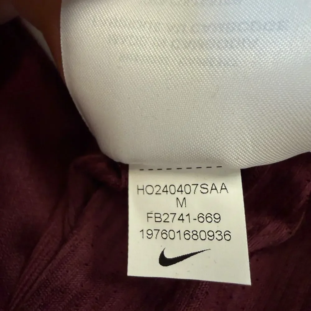 Nike M women’s burgundy Softball s/d Iniguez #35 jersey t-shirt NWT